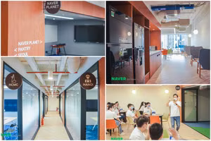 Một góc của Trung tâm Lập trình Naver Dev Center tại TP Hồ Chí Minh