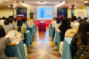 Quang cảnh tập huấn.