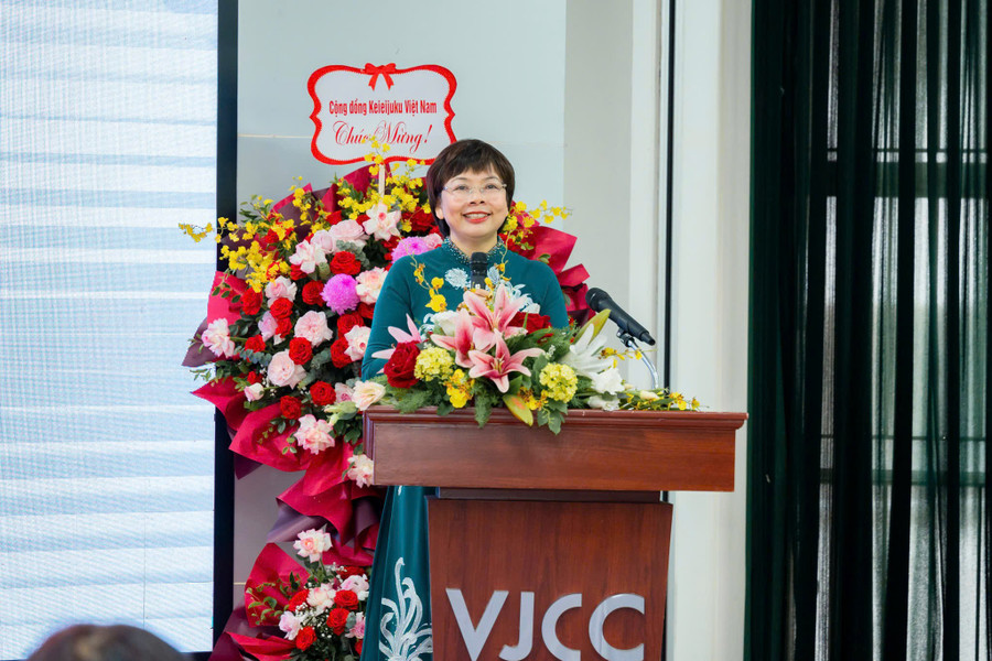 PGS.TS Nguyễn Thị Hiền, Viện trưởng Viện Phát triển nguồn nhân lực Việt Nam - Nhật Bản (VJCC).