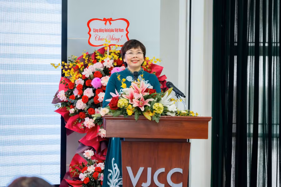 PGS.TS Nguyễn Thị Hiền, Viện trưởng Viện Phát triển nguồn nhân lực Việt Nam - Nhật Bản (VJCC).