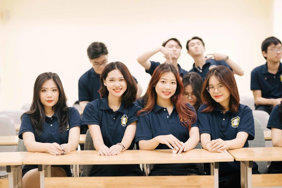 Sinh viên theo học tại Học viện Ngân hàng. Ảnh: NTCC. 