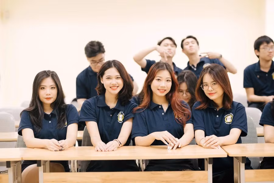 Sinh viên theo học tại Học viện Ngân hàng. Ảnh: NTCC. 