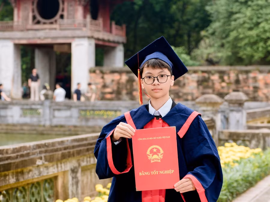 Nguyễn Đức Minh sở hữu thành tích học tập nổi bật. 