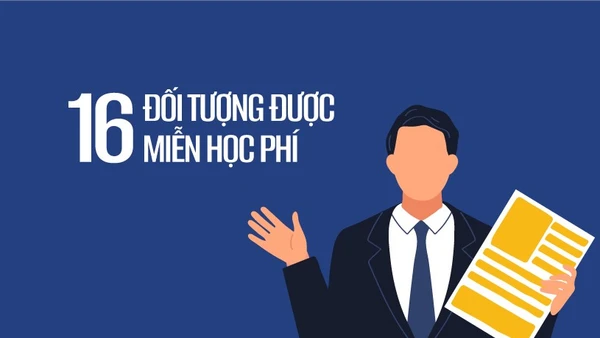16 đối tượng được miễn học phí