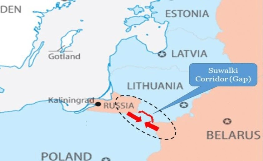 Nếu mất Suwalki Gap, Baltic sẽ như ‘cá nằm trong rọ’