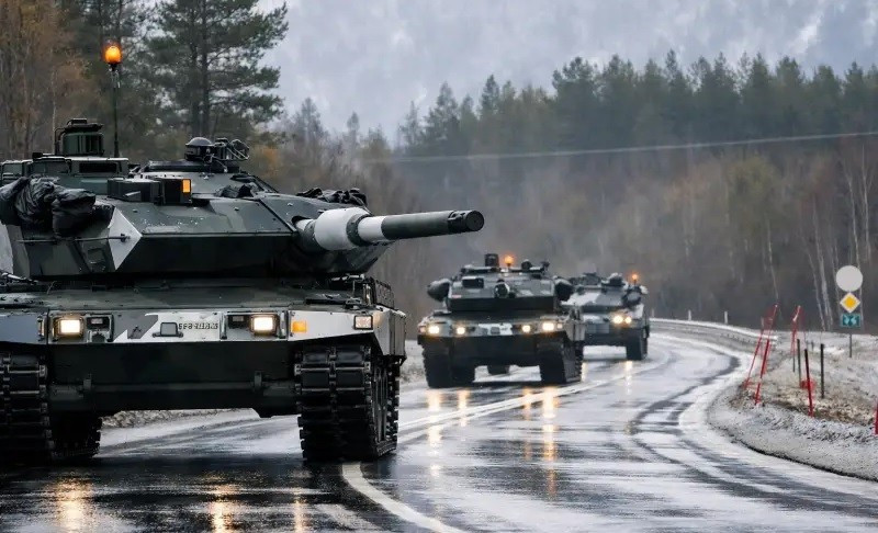 Lữ đoàn hàng trăm xe tăng Leopard 2A7 Đức cắm chốt ở Litva