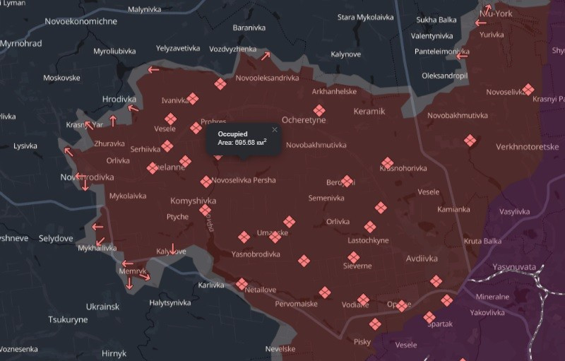 Quân Nga đang đánh thọc sâu ở Donetsk, có thể chia cắt vùng Donbass 1-nga-chiem-Pokrovsk-cat-doi-donetsk-ukraine-rut-quan-tu-kursk-ve.jpg