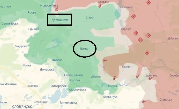 Quân Nga bao vây, chuẩn bị tấn công Lyman