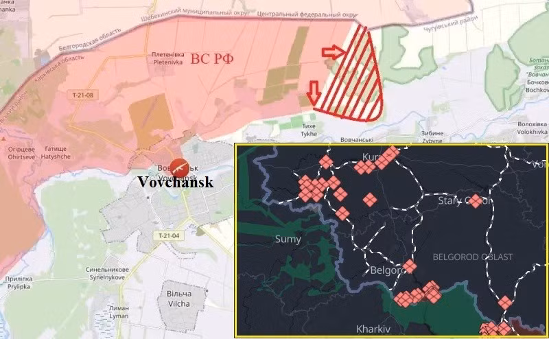 Ông Putin ra quyết định lập vùng đệm ở Kursk, Belgorod và Bryansk