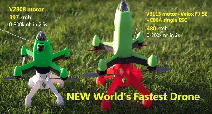 Xem UAV bay nhanh hơn 4 lần xe Công thức I