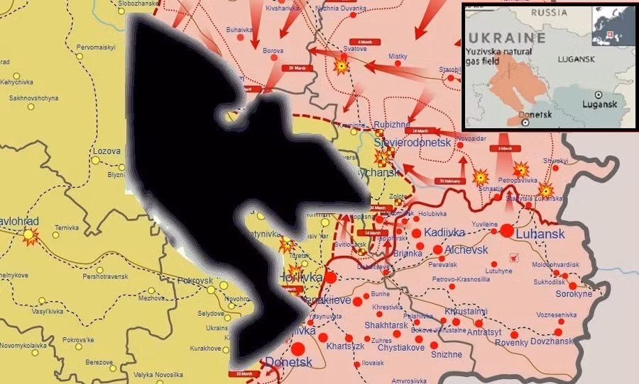 Nga tiến đánh Slavyansk vì mỏ khí đá phiến lớn nhất châu Âu?