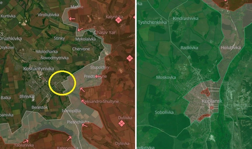 Ukraine sa lầy ở Kupiansk, Nga bùng nổ ở Kostiantynivka, Sloviansk