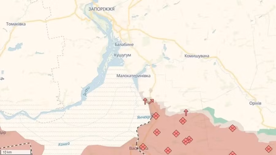 Chiến tuyến cuối cùng sẽ chạy dọc sông Dnepr