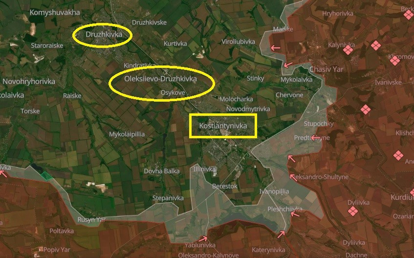 Phòng thủ nguy cơ sụp đổ, Kostiantynivka bị kẹp giữa hai gọng kìm