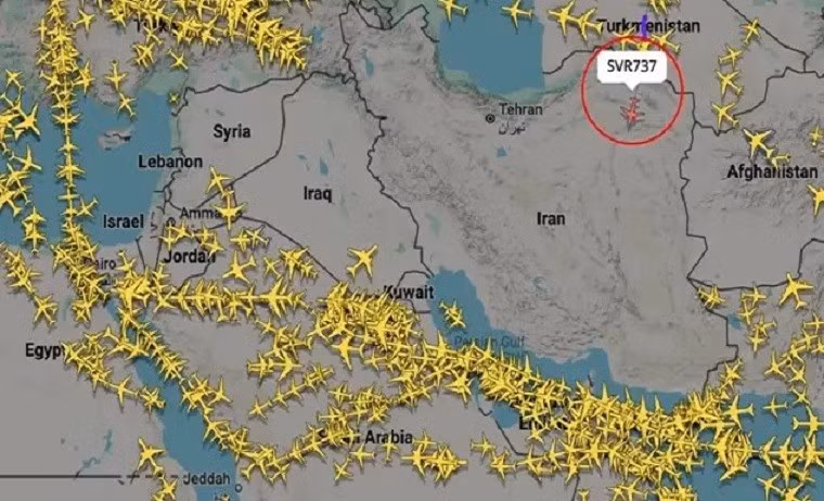 Chiếc máy bay duy nhất dám bay vào Iran trong mưa đạn Mỹ-Israel