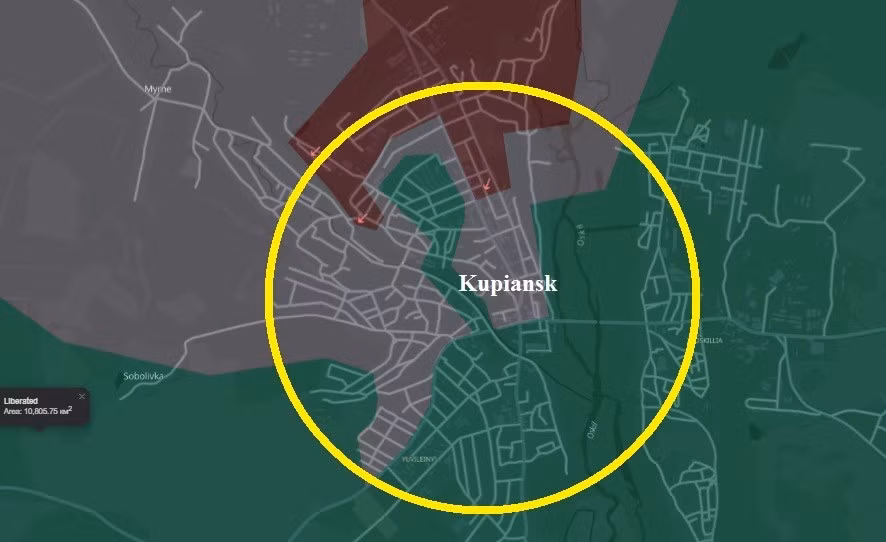 Nga đã chiếm 2/3 thành phố chiến lược Kupiansk