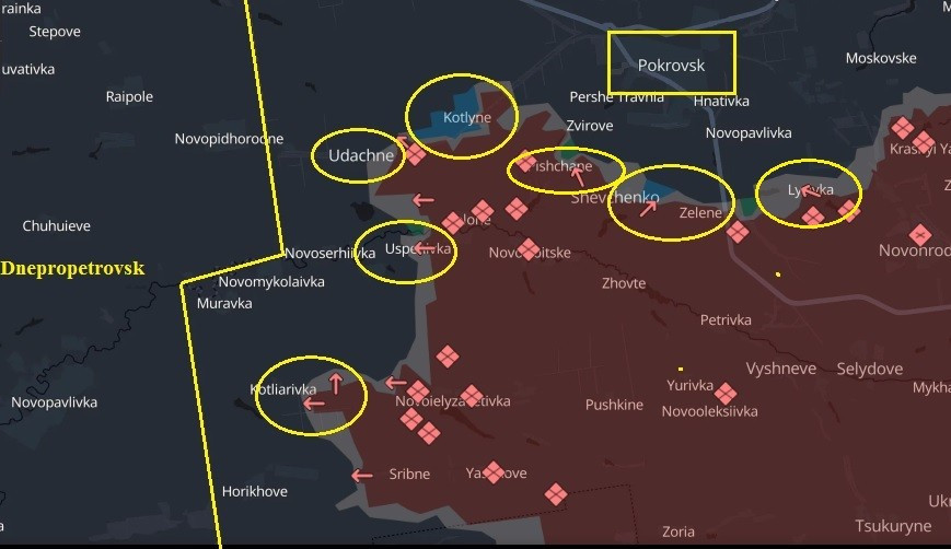 Nhóm quân tiền phương chỉ còn cách Dnepropetrovsk khoảng 5 km