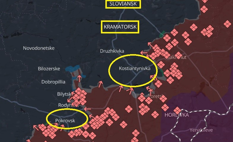 Lựa chọn đau đớn: Bỏ Konstantinovka hay rút khỏi Pokrovsk?