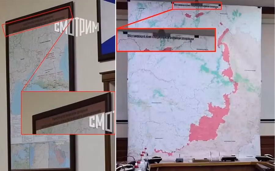 Bí mật giấu trong tấm bản đồ của Bộ Tổng tham mưu Nga