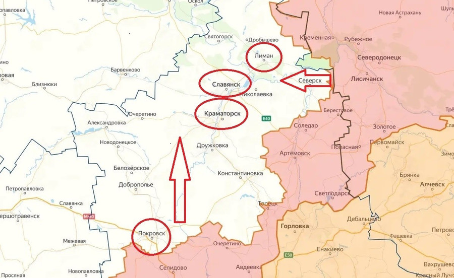 Nga hợp công Kramatorsk từ hai hướng