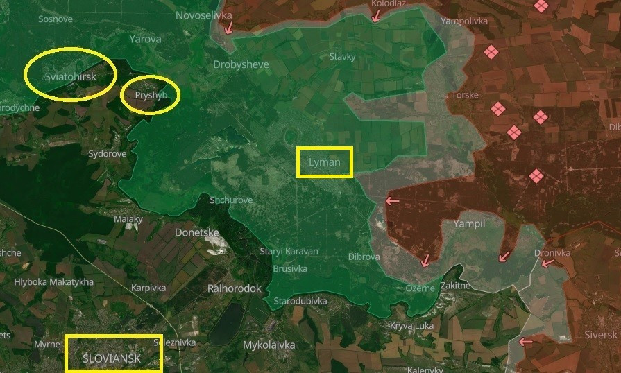 Quân Nga chọc thủng phòng tuyến, đột phá rất nhanh tới Sloviansk