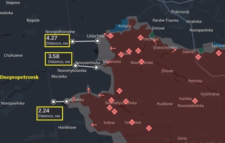 3 mũi tấn công Nga cách Dnepropetrovsk vẻn vẹn 2km