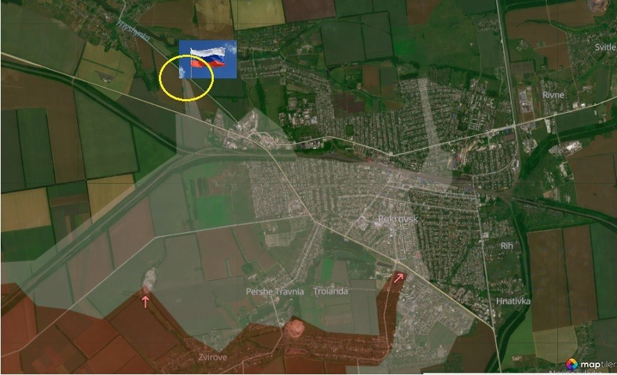 Cờ Nga được kéo lên, trận Pokrovsk sắp hạ màn