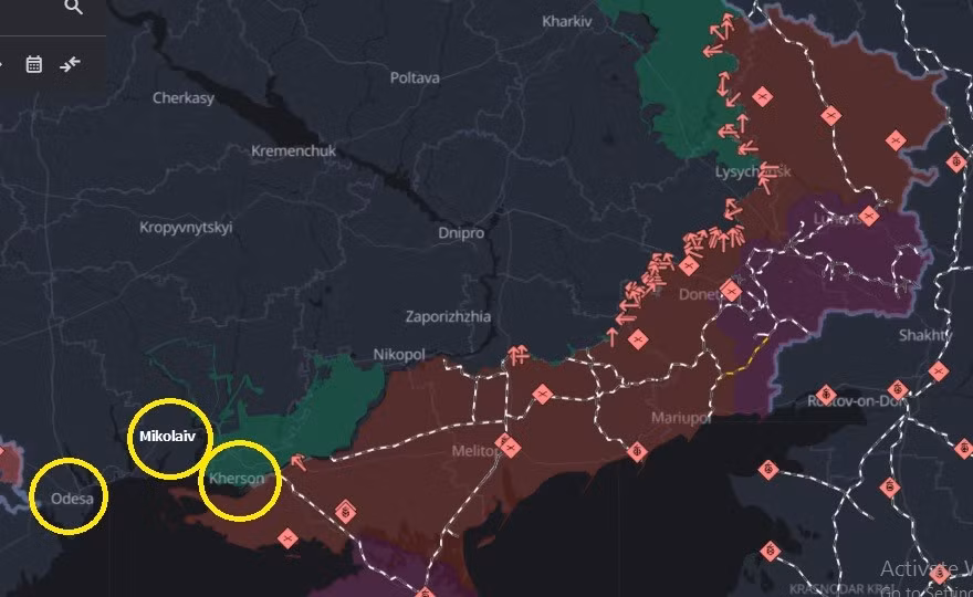 Lộ kế hoạch NATO buộc Ukraine phải rút khỏi Kherson, Mykolaiv và Odessa