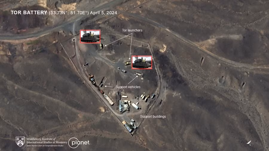 Hai hệ thống phòng không Tor của Nga bảo vệ nhà máy hạt nhân Natanz - Iran