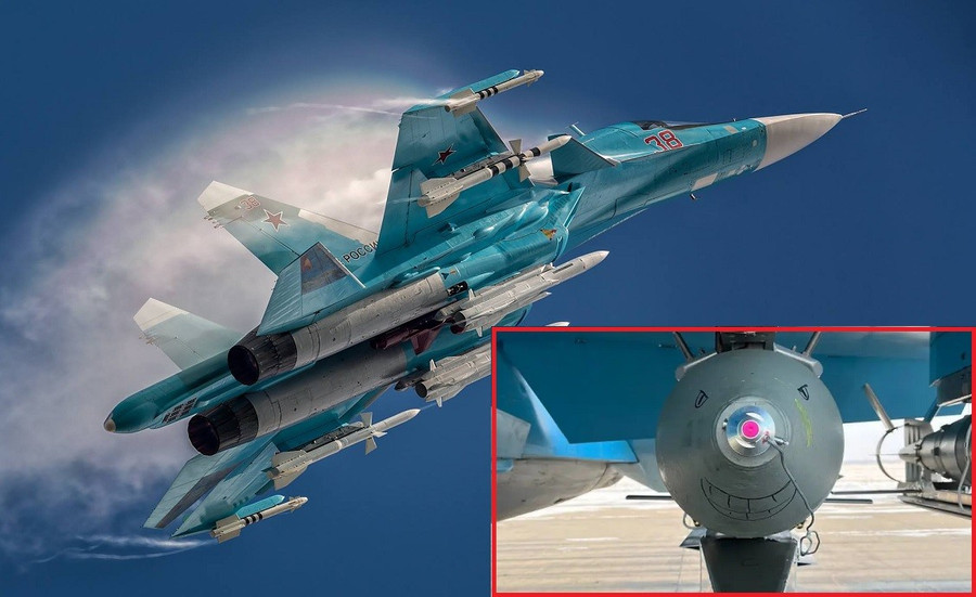 'Quả bom lễ hội' được treo trên máy bay chiến đấu Su-34