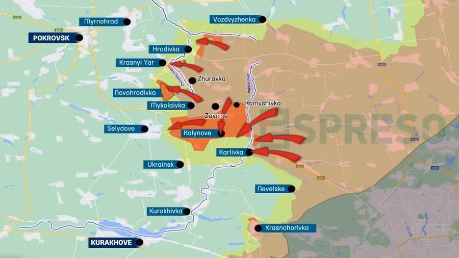 Pokrovsk: Chính quyền và cảnh sát rời đi, thành phố như rắn không đầu