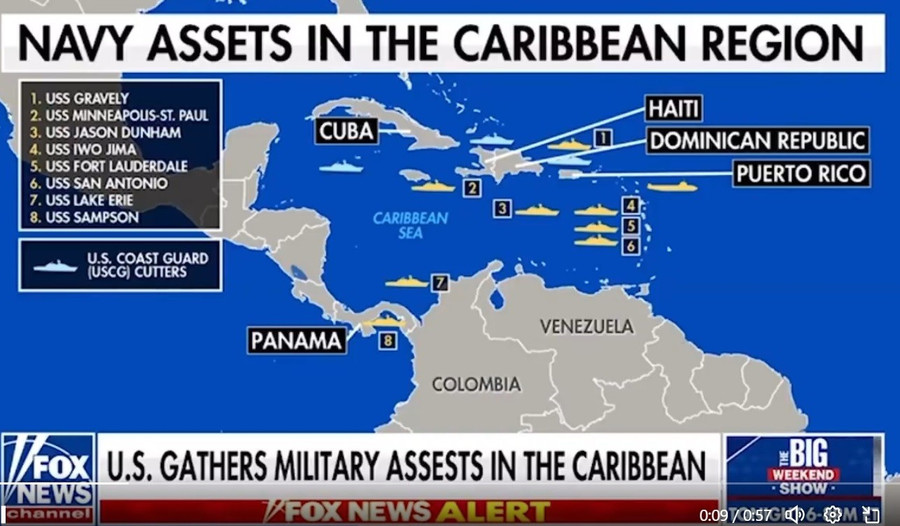 Hạm đội Mỹ dàn trận Caribe, hàng trăm quả Tomahawk sẵn sàng phóng vào Venezuela