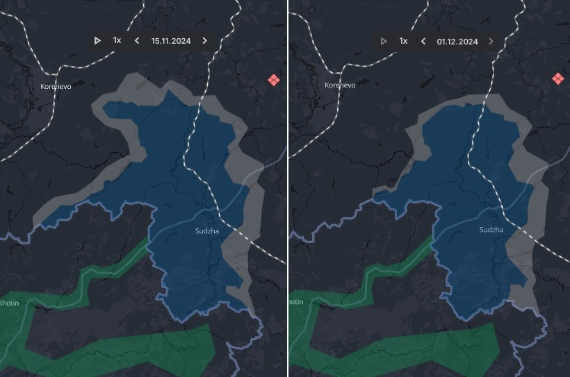 Vùng kiểm soát của Ukraine ở Kursk đã thu hẹp đáng kể trong nửa tháng qua nga-day-lui-ukraine-o-kursk.jpg