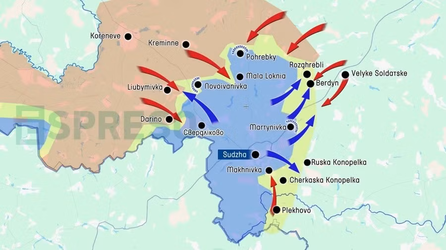 Nỗ lực cắt đôi lực lượng Ukraine ở Kursk