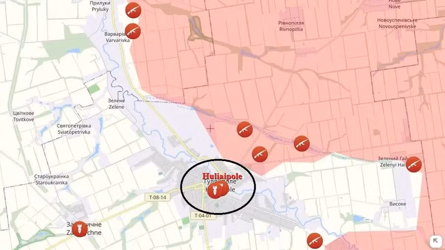 Mặt trận Zaporizhzhia sụp đổ, 2 gọng kìm tiến đánh Huliaipole