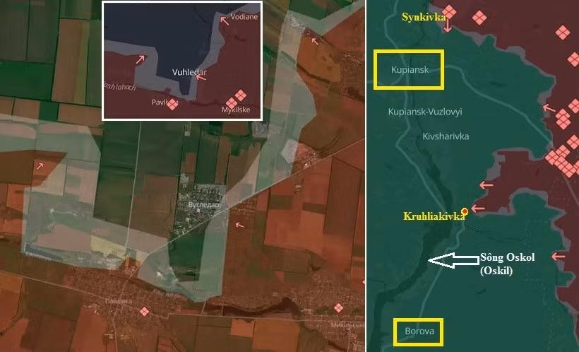 Khép nồi hầm Ugledar để bao vây 2 lữ đoàn