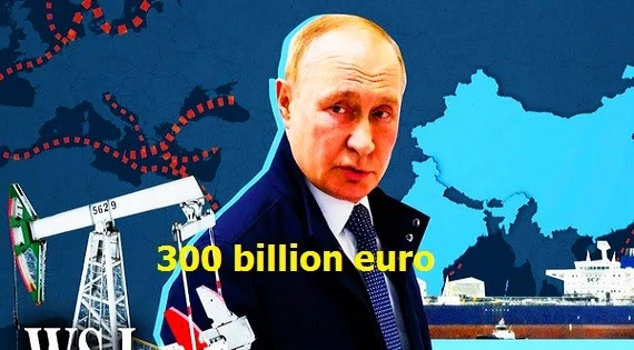 Châu Âu tìm cách tịch thu 300 tỷ euro bị đóng băng