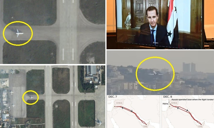 Vén màn cuộc di tản của Tổng thống Syria Bashar al-Assad
