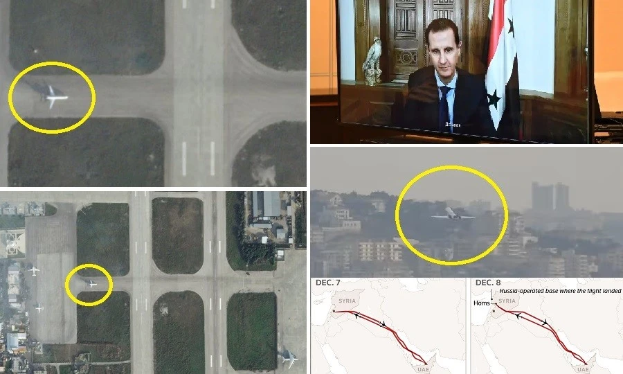 Vén màn cuộc di tản của Tổng thống Syria Bashar al-Assad