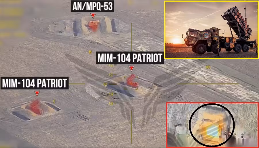 Xem clip UAV Lancet Nga phá hủy hệ thống Patriot Ukraine