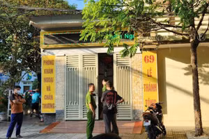 Phòng khám nơi xảy ra sự cố bệnh nhân tử vong.