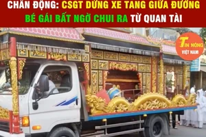 Hình ảnh thông tin bịa đặt lan truyền trên mạng xã hội. (Ảnh: cắt từ clip)