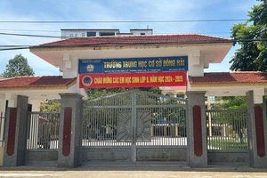 Trường THCS Đông Hải, TP Thanh Hoá là một trong những đơn vị hành chính sự nghiệp chậm đóng bảo hiểm 3 tháng. 