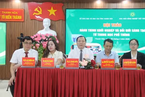 Hội thảo “Hành trình khởi nghiệp và Đổi mới sáng tạo từ trung học phổ thông” được tổ chức tại Trường THPT Tô Hiến Thành.