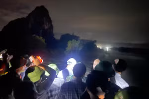 Lực lượng chức năng có mặt tại hiện trường.