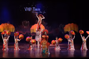 Nhiều tiết mục được học sinh chuẩn bị kỹ càng, công phu.