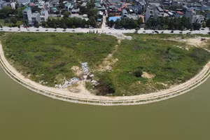 Dự án Công viên nước Đông Hương, thành phố Thanh Hóa chậm tiến độ nhiều năm.