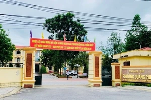 Trụ sở UBND phường Quảng Phú.