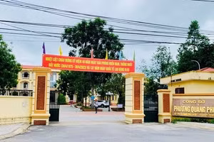 Trụ sở UBND phường Quảng Phú.