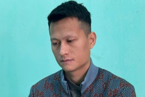 Mai Văn Tới tại cơ quan Công an.